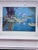 Large Impressionist Water Lily Pond Painting by Claire Evans, 48 X 36 For Sale - Image 4 of 4