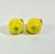 1970s Vintage Italian Mediterranean Hollywood Regency Lemon Salt & Pepper Shakers - A Pair For Sale - Image 11 of 15