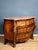 Louis XIV Style Curved Chest of Drawers with Inlays, Gilded Bronze Finishes and Marble Top For Sale - Image 6 of 8