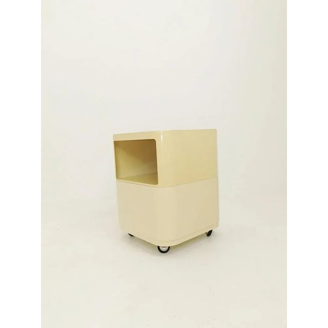 Cream Square Serving Trolley by Anna Castelli for Kartell For Sale - Image 8 of 10