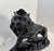 Ceramic Italian Artist, Art Deco Lion, 1930s, Black Polished Fired Clay For Sale - Image 7 of 11