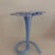 Italian Lavorazione Arte Murano Glass Flower Blue Bud Vase From Italy For Sale - Image 3 of 5