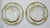 Apple Blossom's adorn these small cream soup bowls and saucers made by Haviland & Co. Limoges of France. Garlands of vines...