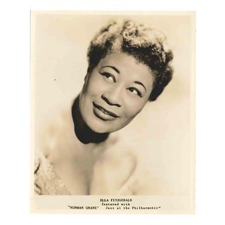 Bert Hardy, Ella Fitzgerald Jazz at the Philharmonic / Norman Granz, 1950s, Gelatin Silver Print For Sale