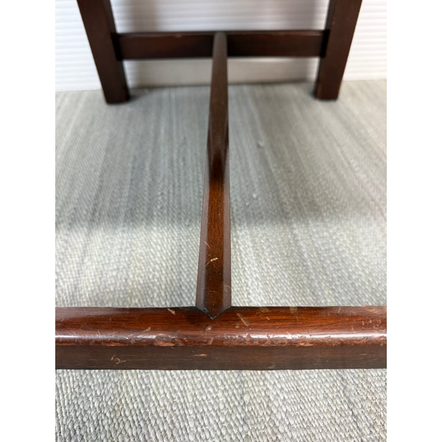 Early 20th Century Chippendale Block Leg Footstool For Sale In San Francisco - Image 6 of 12