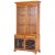 Mid-Century Leather Covered Bookcase or Cabinet For Sale - Image 10 of 10