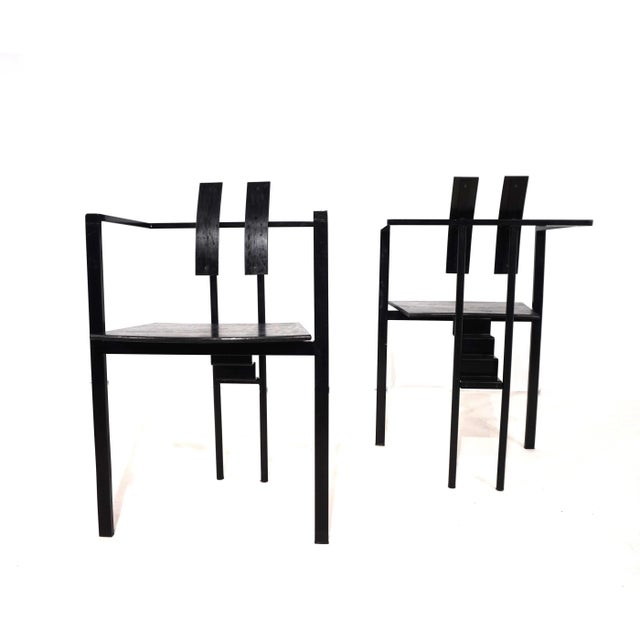 Metal KFF Trix Dining Chairs by Karl Friedrich Förster, 1988, Set of 2 For Sale - Image 7 of 17