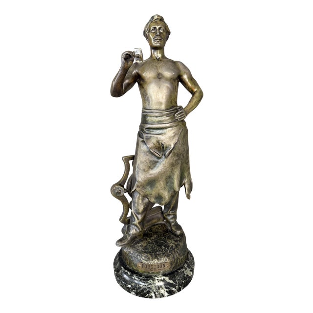 Later Calamine Sculpture by Charles Perron, France, 1900s For Sale