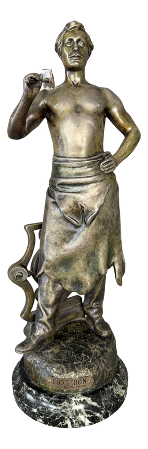 Later Calamine Sculpture by Charles Perron, France, 1900s