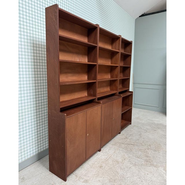 Mid-Century Modern Mid-Century Modern Bookcase in Teak, 1960s For Sale - Image 3 of 18