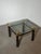 Regency Side Table with Glass Top For Sale - Image 5 of 5