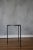 Demi-Lune Three Legs Blackened Steel Side Table by Understated Design For Sale - Image 4 of 12