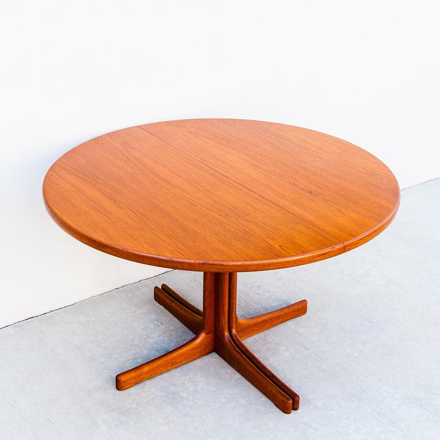 1960s Restored Swedish Mid Century Modern Teak Extension Dining Table Attributed to Joc For Sale - Image 13 of 13