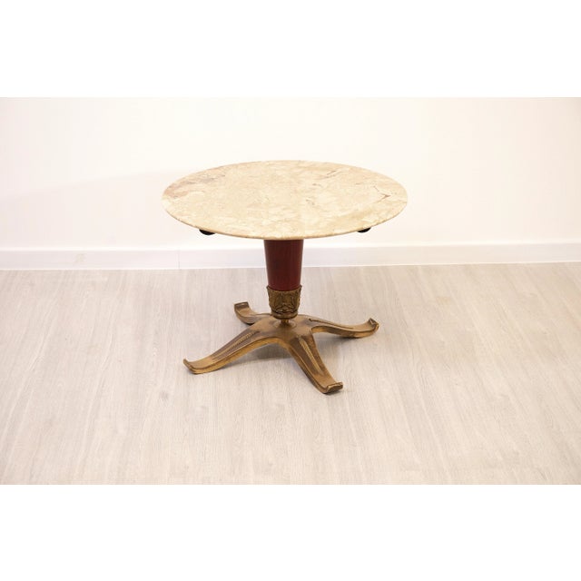 White Vintage Coffee Table by Paolo Buffa, 1950 For Sale - Image 8 of 8