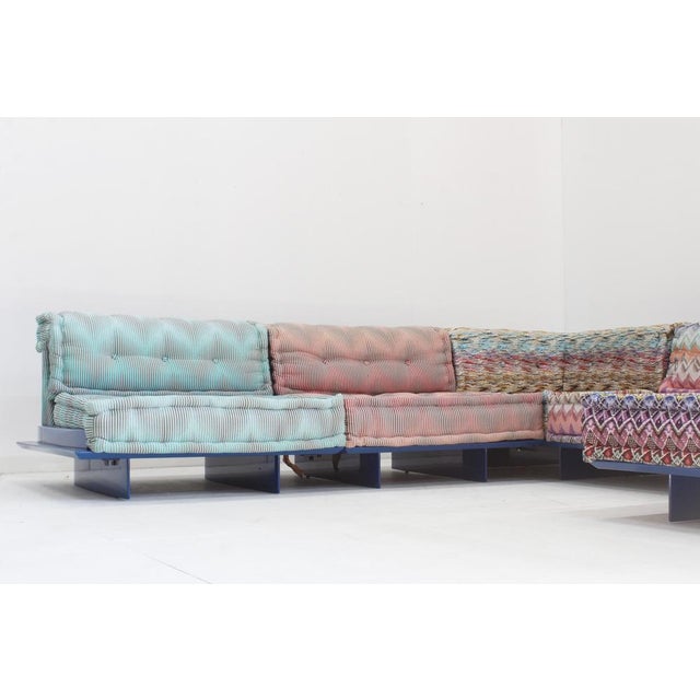 Mah Jong Sofa with Missoni Upholstery by Hans Hopfer for Roche Bobois, 2010s, Set of 10 For Sale - Image 12 of 18