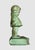Antique Bronze-Clad Boy & Girl Figural Bookends, Verdigris Patina, C. 1920s, Sold as a Pair For Sale - Image 9 of 10