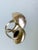 1960s 14k Gold Diamond Starburst Dome Ring With Celestial Modernist Design, Size 6.5 For Sale - Image 4 of 8