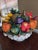 Majolica Fruits in Basket Porcelain Sculpture For Sale - Image 12 of 13