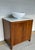 Modern Modern Mahogany Vessel Sink Vanity For Sale - Image 3 of 5