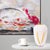 White Grasberg Glass Vase- Short For Sale - Image 8 of 10