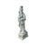 Vintage Off White Porcelain Standing Bodhisattva GuanYin Statue For Sale - Image 4 of 7