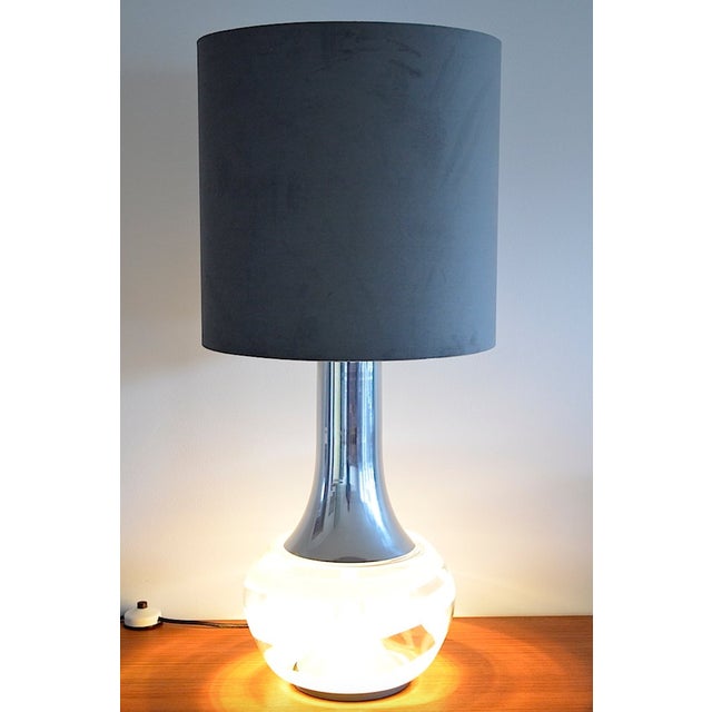 Large Glass Table Lamp from Doria Leuchten, 1970s For Sale - Image 4 of 14