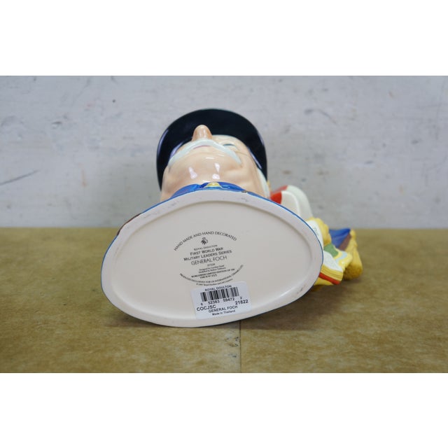 Royal Doulton General Foch Wwi Military Leader Toby Character Jug For Sale - Image 6 of 12