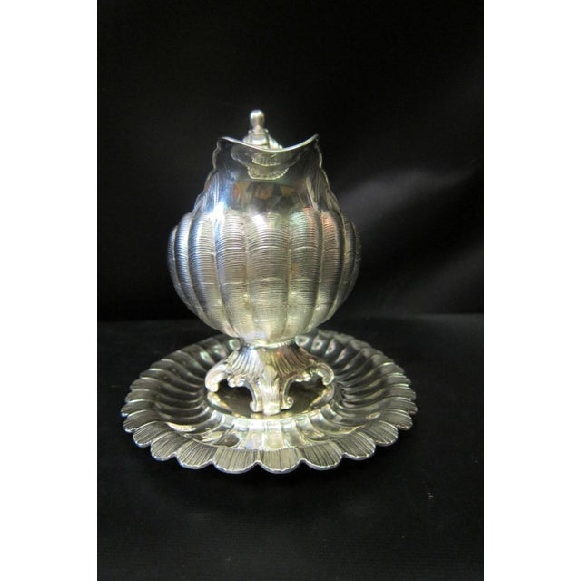 Early 20th Century L. Posen 800 Silver Sauce Boat For Sale - Image 4 of 8