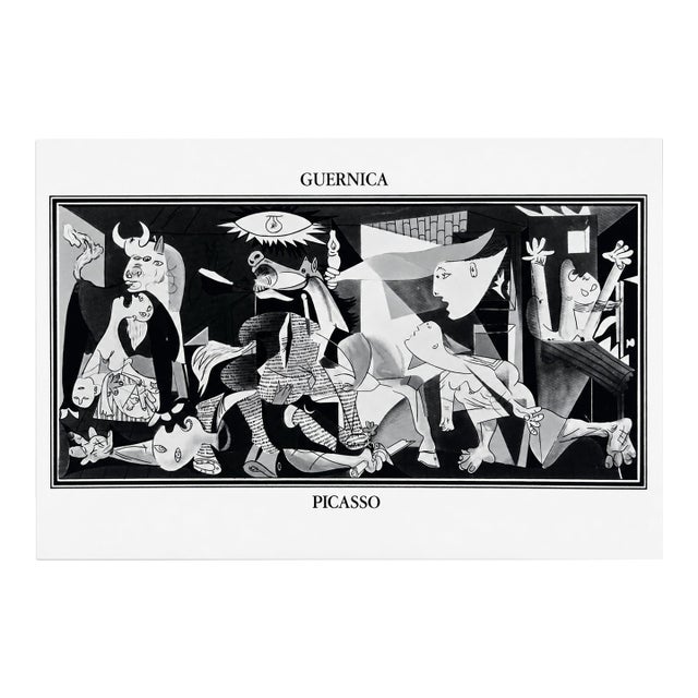 Vintage Picasso ‘Guernica’ Ceramic Tile Wall Plaque, Made in Spain For Sale