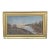 Antique Late 19th Century Framed Oil on Board River Landscape For Sale