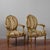 Napoleon III Style Gilded Armchairs, Set of 2 For Sale - Image 5 of 9