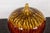 Hand-Crafted Artisan Tri-Color Brown Vase with Rounded Silhouette and Dripping For Sale - Image 12 of 12