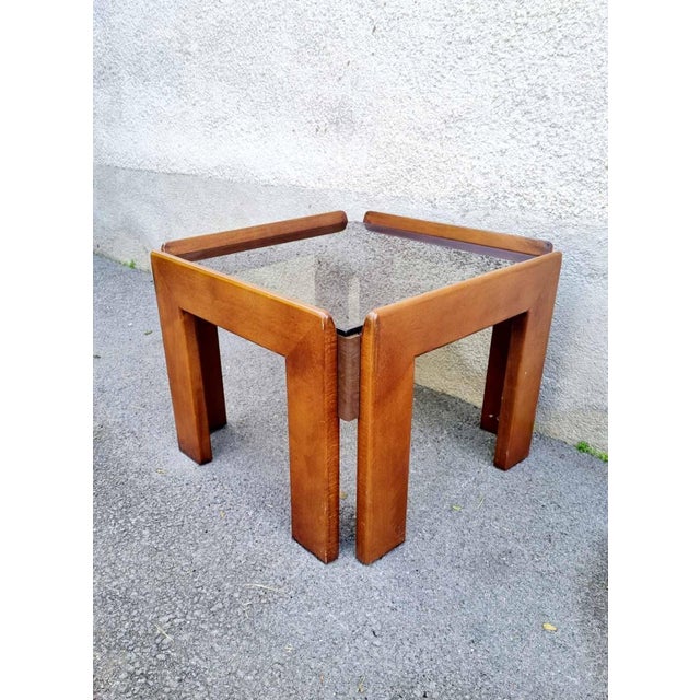 Italian Coffee Table by Afra and Tobia Scarpa, Italy, 1960s For Sale - Image 13 of 16