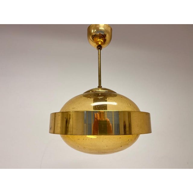 Czechoslovakia, 1970s Maker: Kamenicky Senov Very good original condition Art glass with bubbles This piece is attributed...