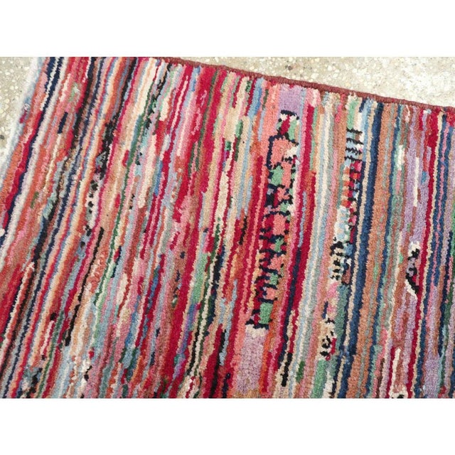 Galerie Shabab Collection Mid-20th Century Handmade Turkish Tribal Style Small Runner For Sale In New York - Image 6 of 8
