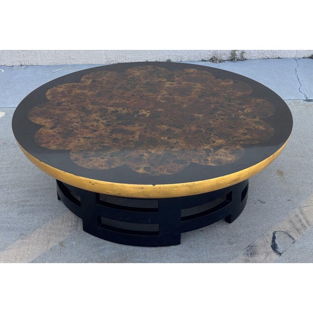 Mid-Century Modern Muller & Barringer for Kittinger Coffee Table With Lacquer Top, Circa 1950 For Sale - Image 3 of 10
