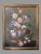 Textile Antique Gold Framed Bouquet of Flowers in Urn Still Life Oil Painting on Canvas For Sale - Image 7 of 7