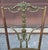 Set Four Italian Neoclassical Engraved Brass and Upholstered Side Chairs C.1950s For Sale In Washington DC - Image 6 of 12