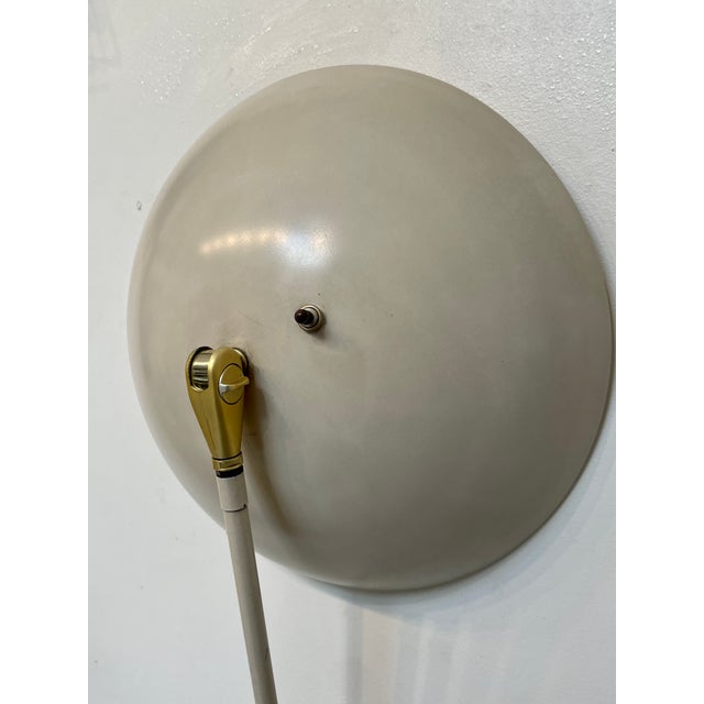 Illuminate your space with this rare wall lamp, attributed to Kurt Versen and his Gooseneck Wall Lamp (No 9022). Gooseneck...