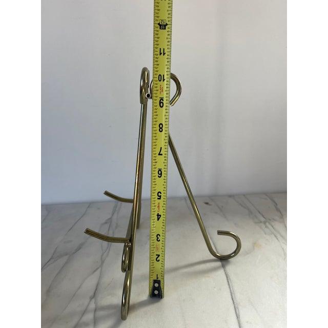 Vintage Brass Tone Art Easel For Sale - Image 10 of 10