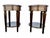 Neoclassical Vintage Baker Furniture Round Tables Plant Stand Italian Neo Classic Walnut - A Pair For Sale - Image 3 of 6