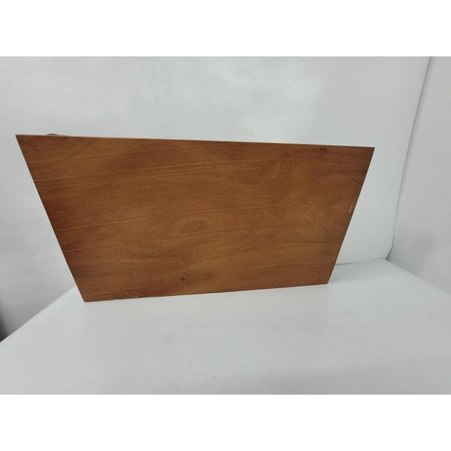 1990s Vintage Clay Art Nude Women Laying Sculpture Wall Hanging For Sale - Image 9 of 11