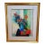Claude Gaveau Signed Limited Edition French Modernist Floral Still Life Lithograph, Framed For Sale