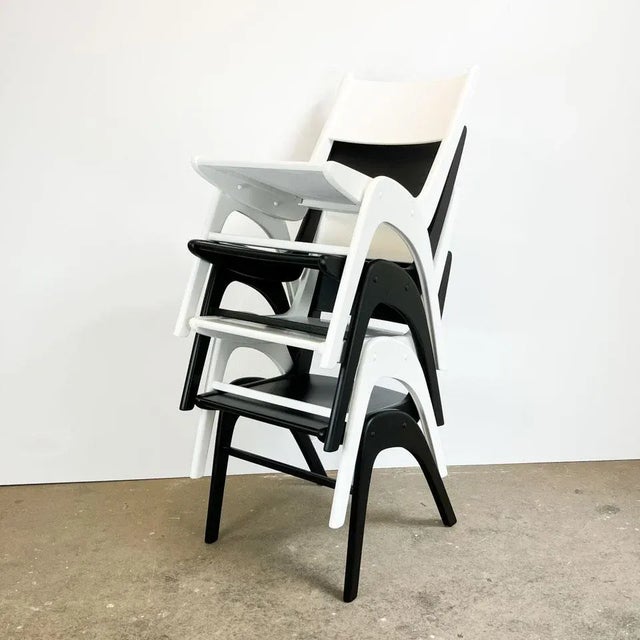 Casala Stacking Chair in Beech from Casala, 1950s For Sale - Image 4 of 13