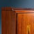 Vintage Drop-Leaf Cabinet in Exotic Wood and Brass, 1950s For Sale - Image 5 of 12