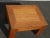 1990s Vintage Monterey Style Oak Footstool Bench W Brass Corners For Sale - Image 5 of 12