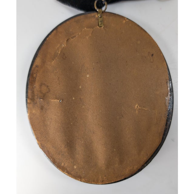 19th Century English Georgian Style Victorian Miniature Portrait of a Lady For Sale - Image 13 of 13