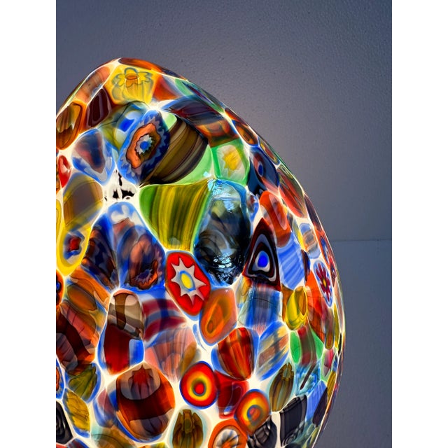 Murano Style Murrine Multicolor Table Lamp For Sale - Image 11 of 12