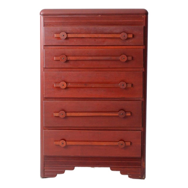 Early 20th Century Art Deco Dresser For Sale