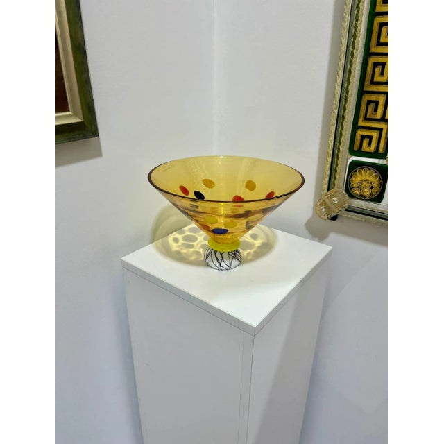 Yellow La Murrina - Coriandoli Bowl by La Murrina For Sale - Image 8 of 8